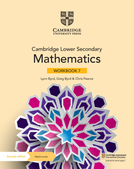 NEW Cambridge Lower Secondary Mathematics Workbook with Digital Access Stage 7