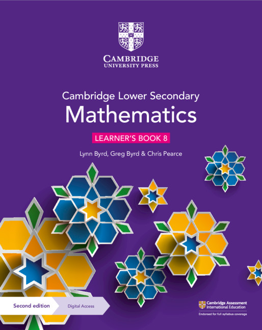 NEW Cambridge Lower Secondary Mathematics Learner’s Book with Digital Access Stage 8