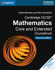 Schoolstoreng Ltd | Cambridge IGCSE® Mathematics Core and Extended Coursebook