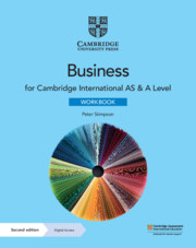Cambridge International AS & A Level Business Fourth edition Workbook with Digital Access (2 Years)