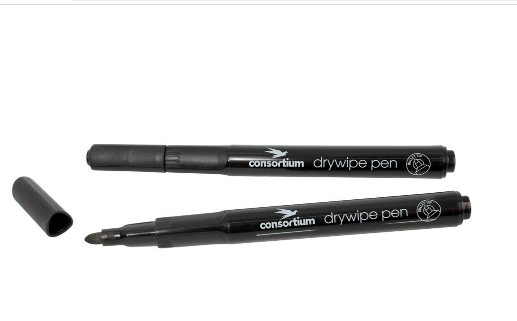 Consortium Slim Barrel Drywipe Pen Pack of 50