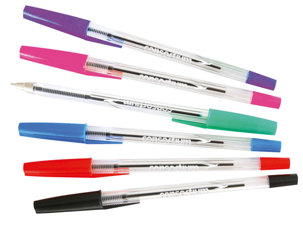 Schoolstoreng Ltd | Budget Essentials Black Ballpoint Pens- 