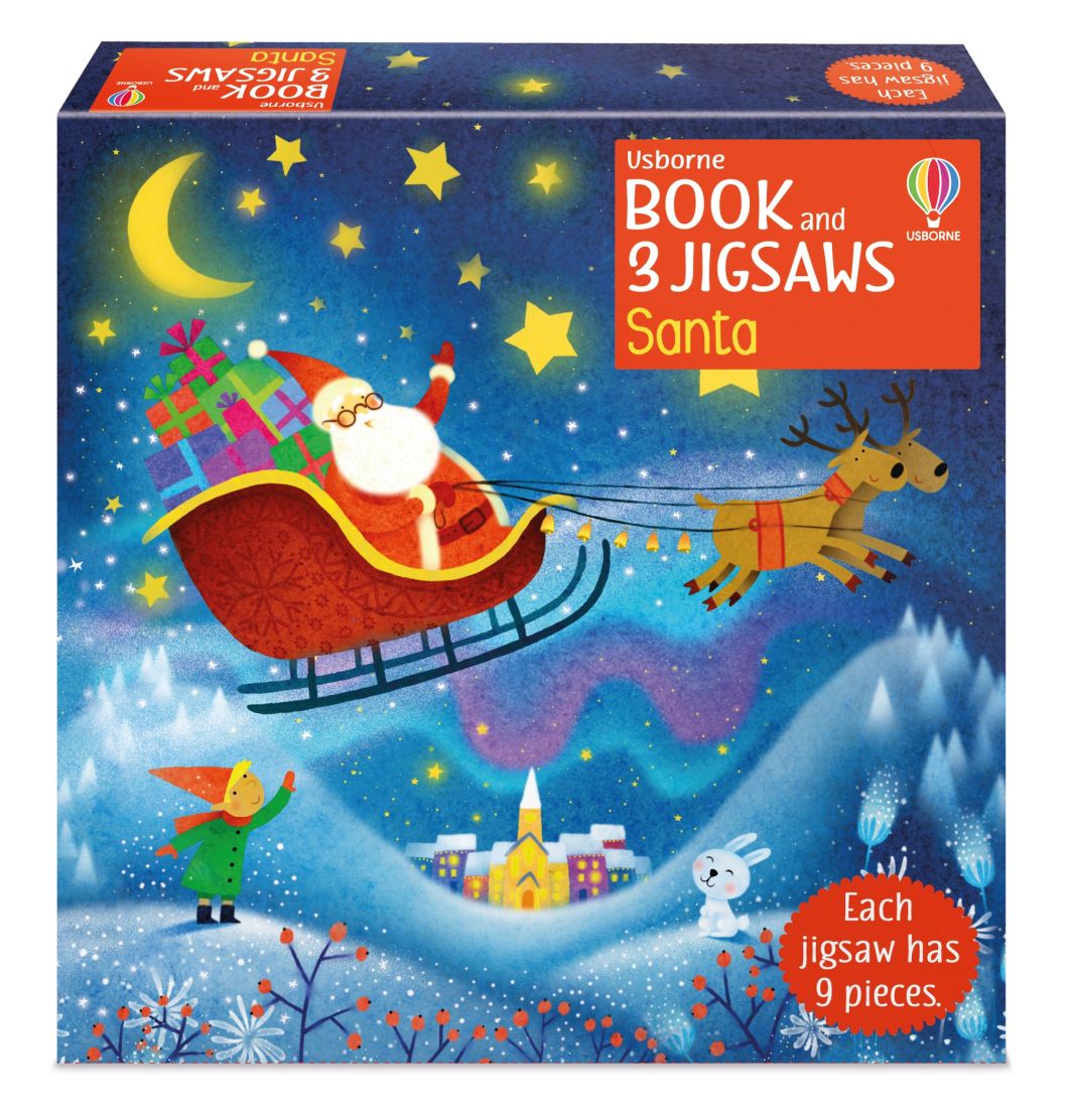 Schoolstoreng Ltd | Usborne Book and 3 Jigsaws: Santa